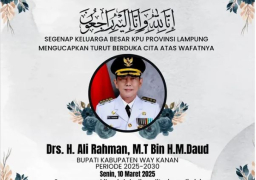Baca juga : Usai Tinjau Korban Banjir, Bupati Way Kanan Ali Rahman Meninggal