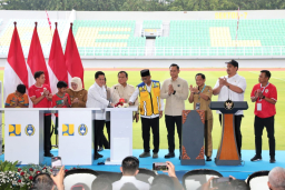 Baca juga : Presiden Resmikan 17 Stadion Berkelas Dunia