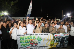 Baca juga : Wamenaker Noel Lepas Ratusan Peserta Mudik Gratis PT Kayaba Indonesia