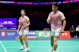 Baca juga : Kejutan Kejuaraan Asia 2025, Jafar/Felisha Lolos Semifinal Usai Bantai Unggulan Tiga asal Malaysia