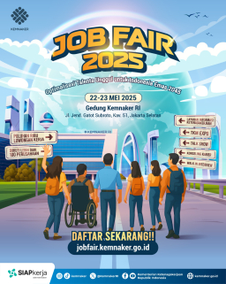 Baca juga : Job Fair 22–23 Mei 2025, Ada Puluhan Ribu Lowongan Kerja