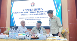 Baca juga : Mustain Jabat Kembali Ketua PWI Sidoarjo untuk Kedua Kalinya