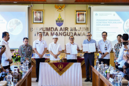 Baca juga : Penandatanganan MoU Perumda Tirta Mangutama Dengan PT Pipa Ticini Bali