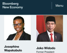 Baca juga : Jokowi Jadi Dewan Penasihat Bloomberg New Economy