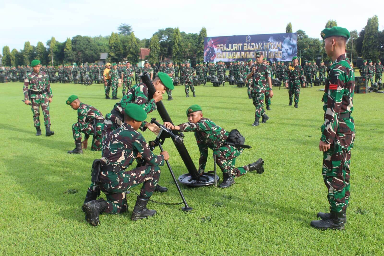 Kemampuan dan Ketangguhan Prajurit Badak Hitam Diuji