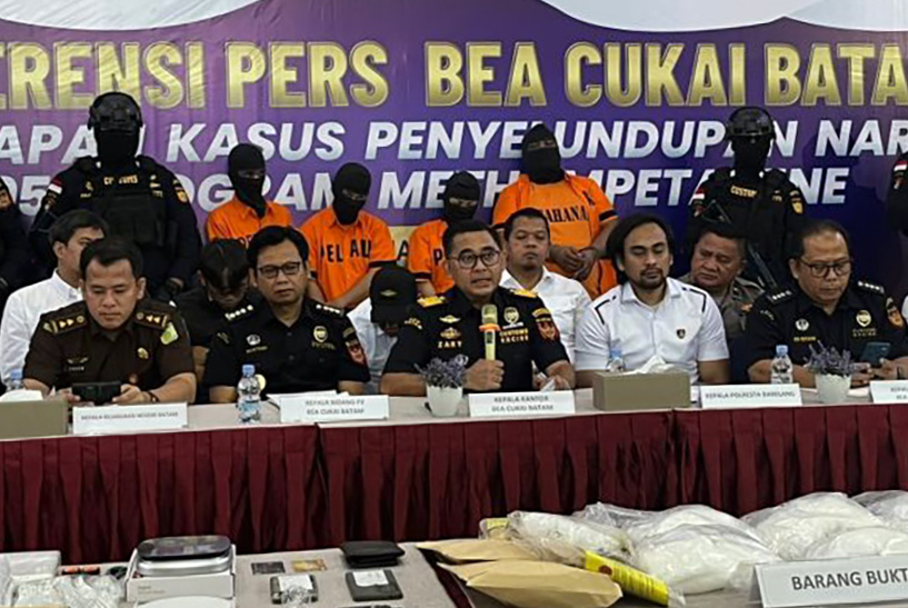 Bea Cukai Batam Gagalkan Penyelundupan Sabu 10,9 kg ke Kendari