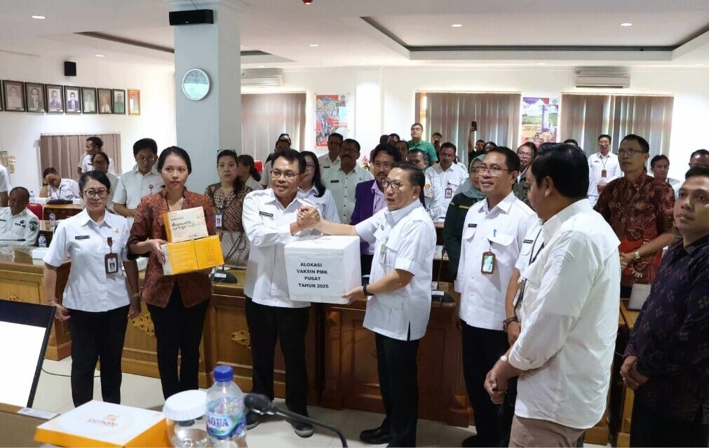 Pertahankan Zero Case, Pemprov Bali Gencarkan Vaksinasi PMK