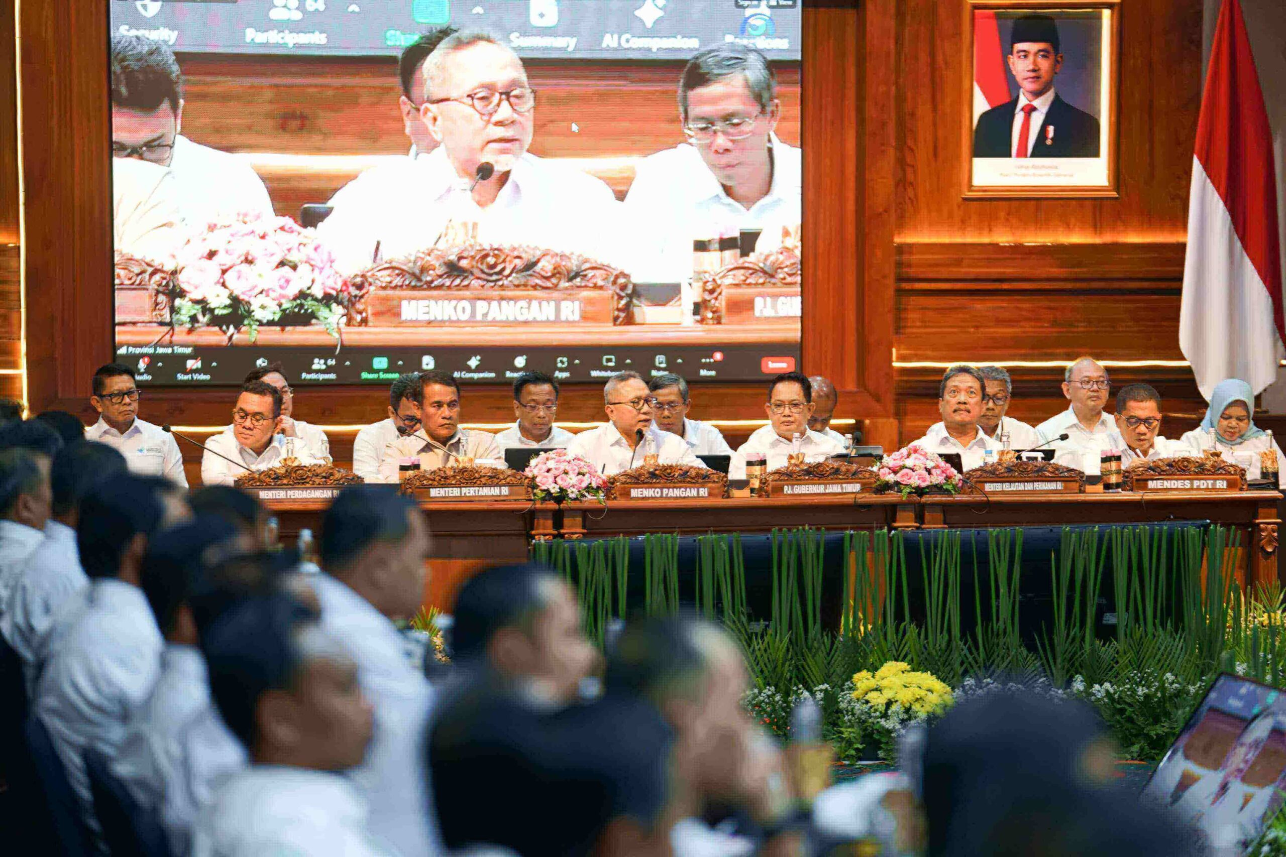 Lima Menteri Kabinet Merah Putih Apresiasi Konsistensi Jatim Wujudkan LumbungPangan Nasional