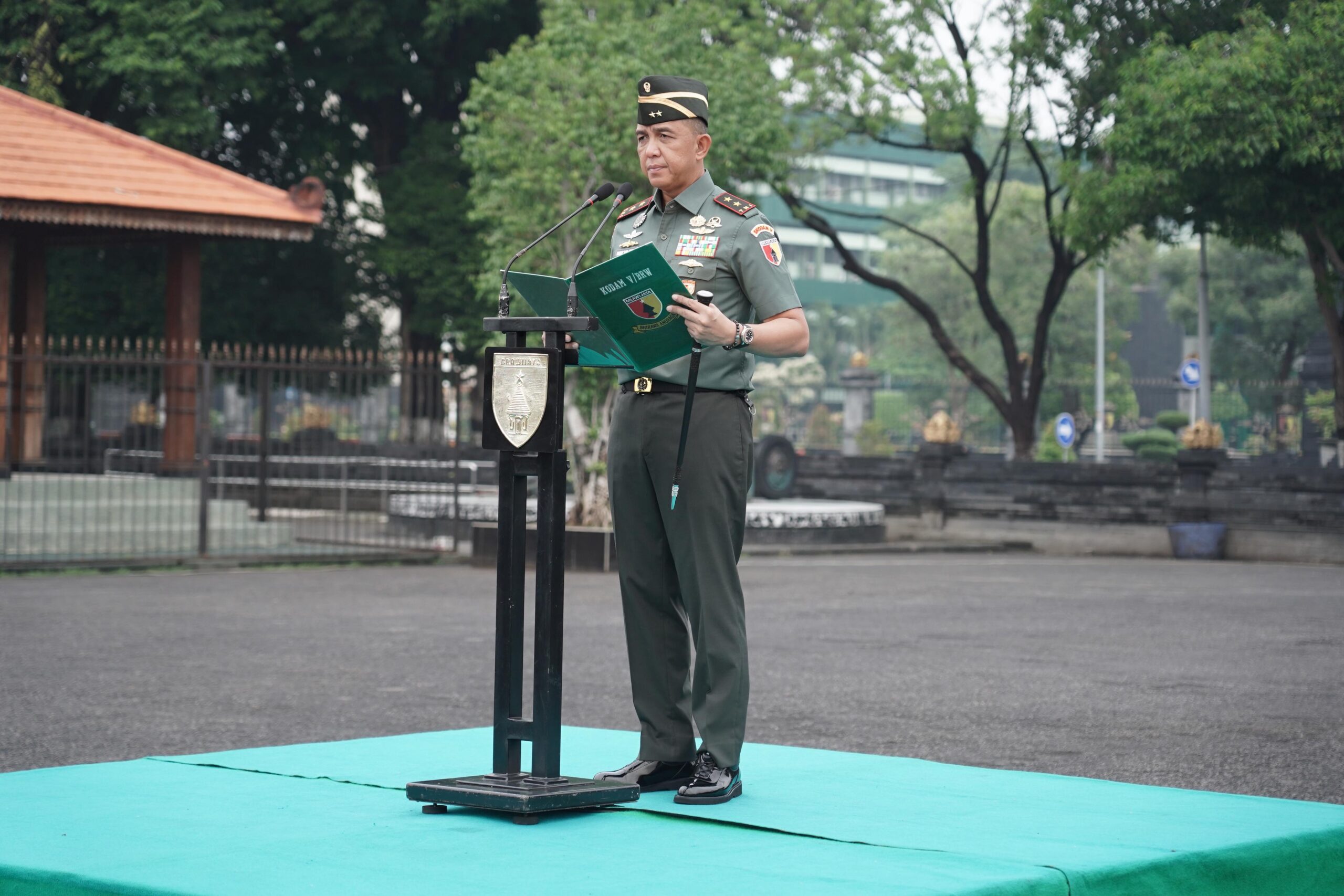 Awali Tahun 2025, Mayjen TNI Rudy Saladin Pimpin Upacara