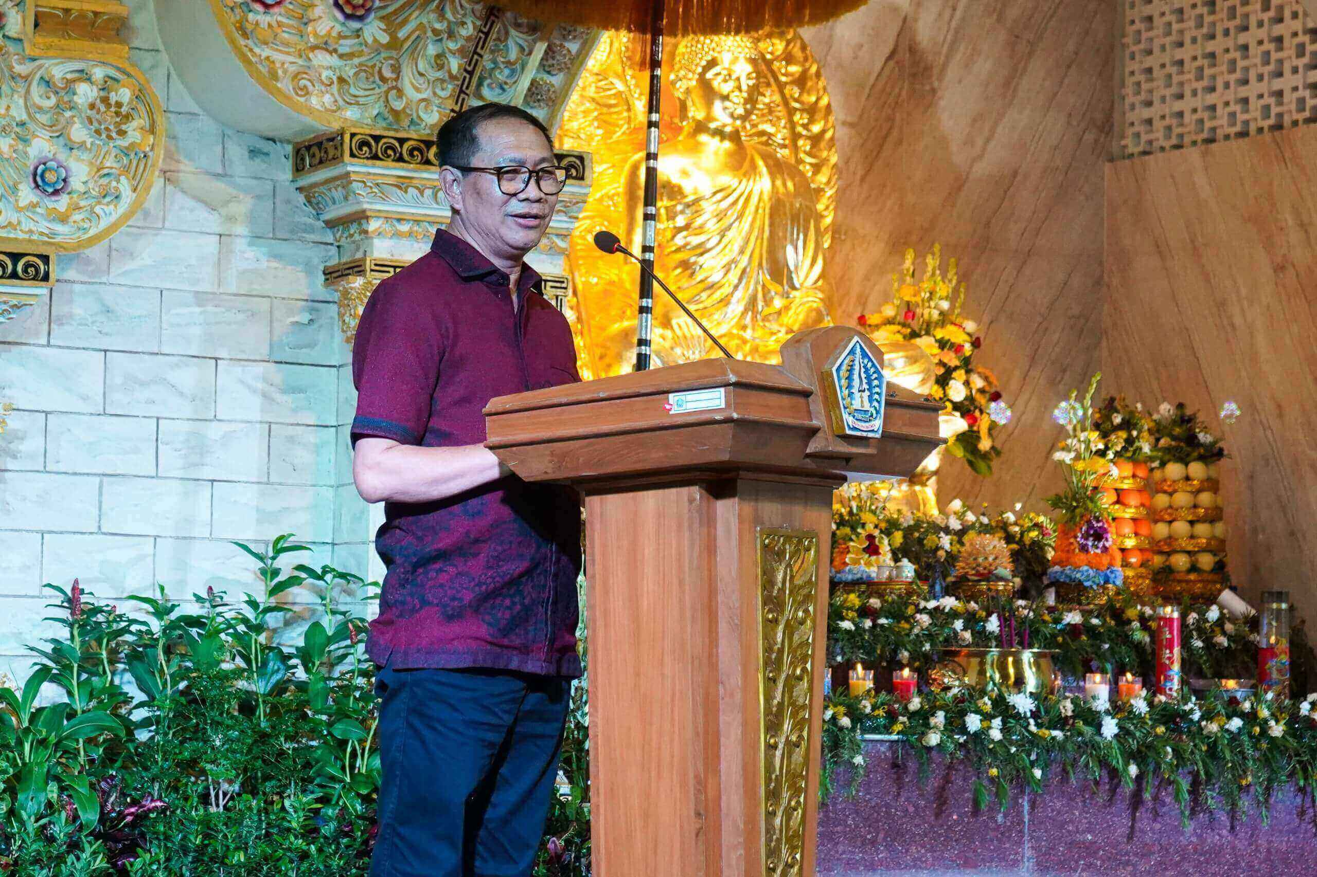 Wabup Suiasa Hadiri Peresmian Gedung Serbaguna Vihara Dharmayana Kuta