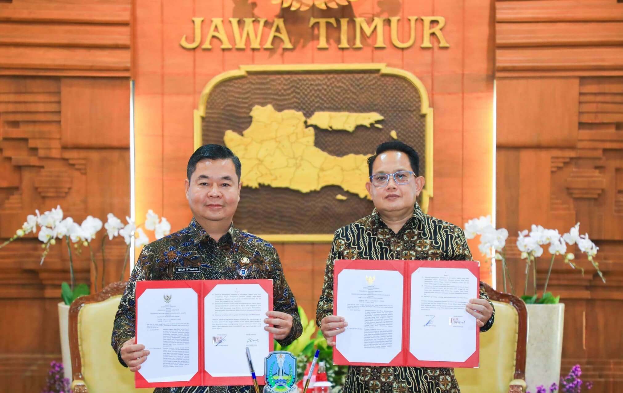 Jatim dan DK Jakarta Tandatangani Adendum Kesepakatan Bersama