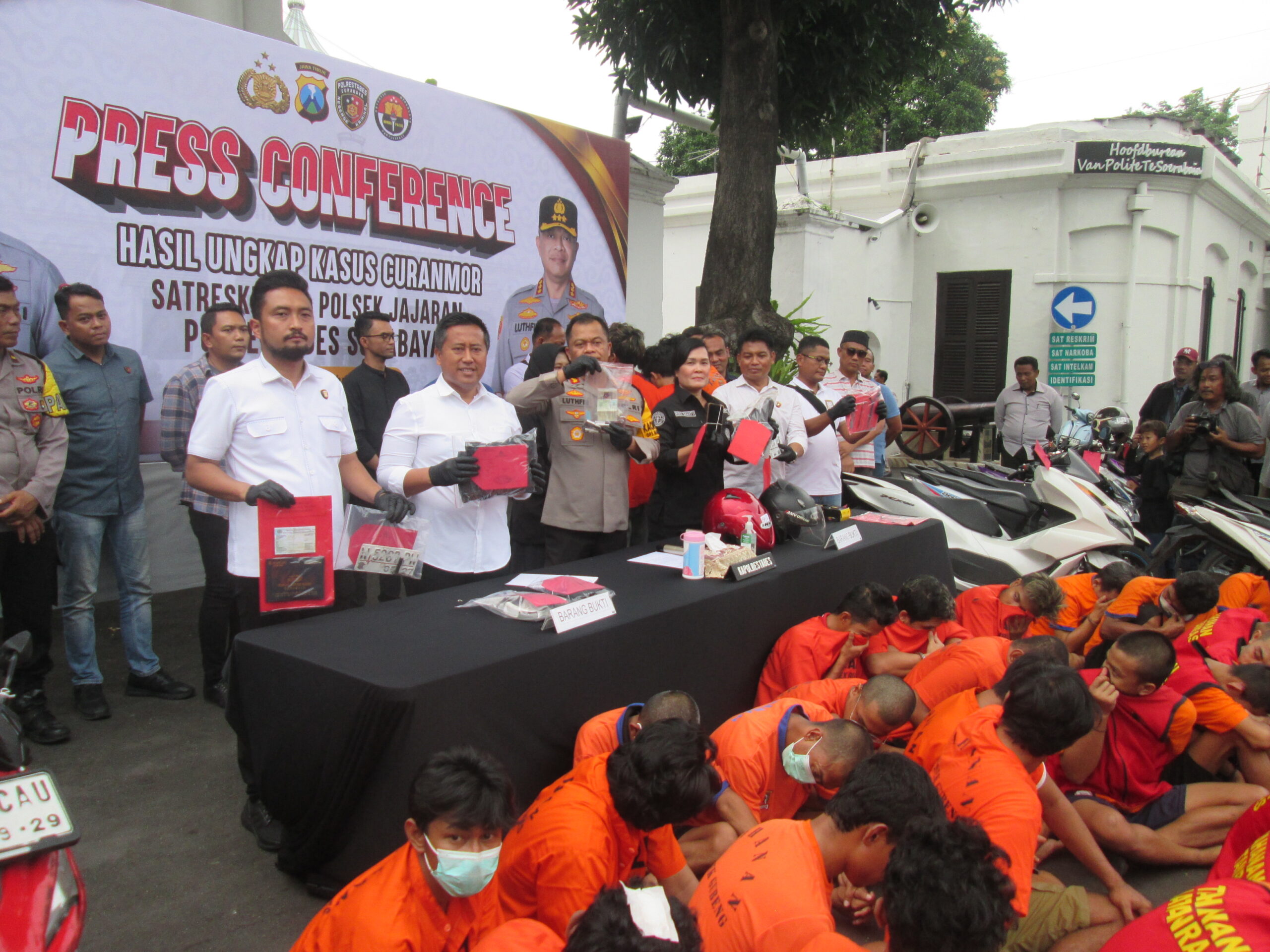 Polrestabes Surabaya Tangkap 53 Pelaku 70 Kasus Curanmor