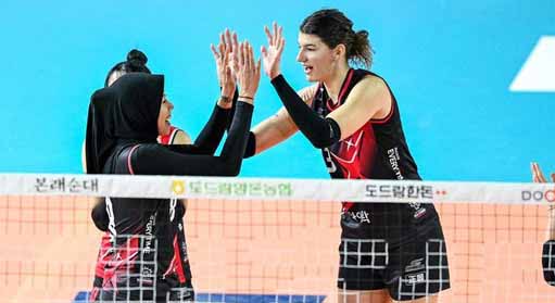 Liga Voli Korea: Red Sparks Hajar Hyundai Hillstate, Duet Mega-Bukilic Makin Ditakuti