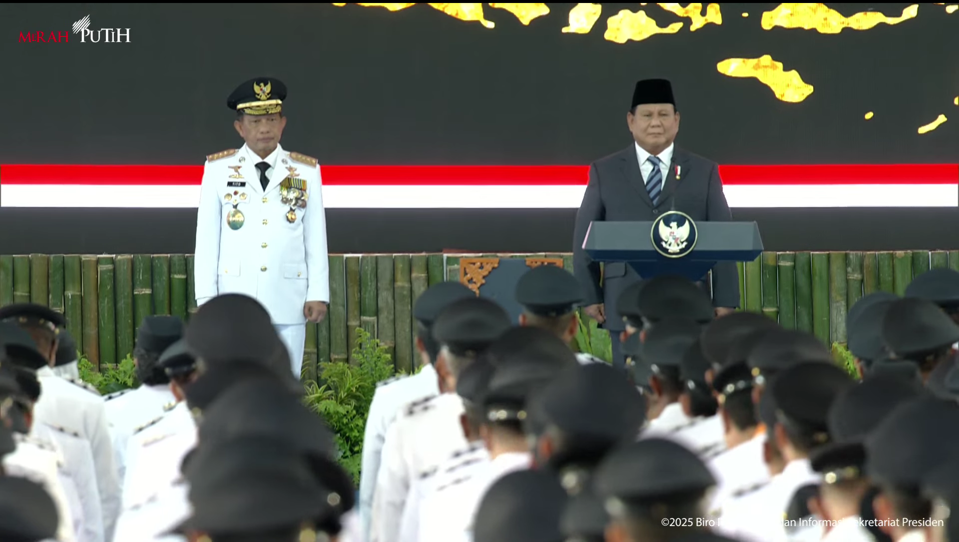 Presiden Prabowo Lantik 481 Kepala Daerah di Istana Negara