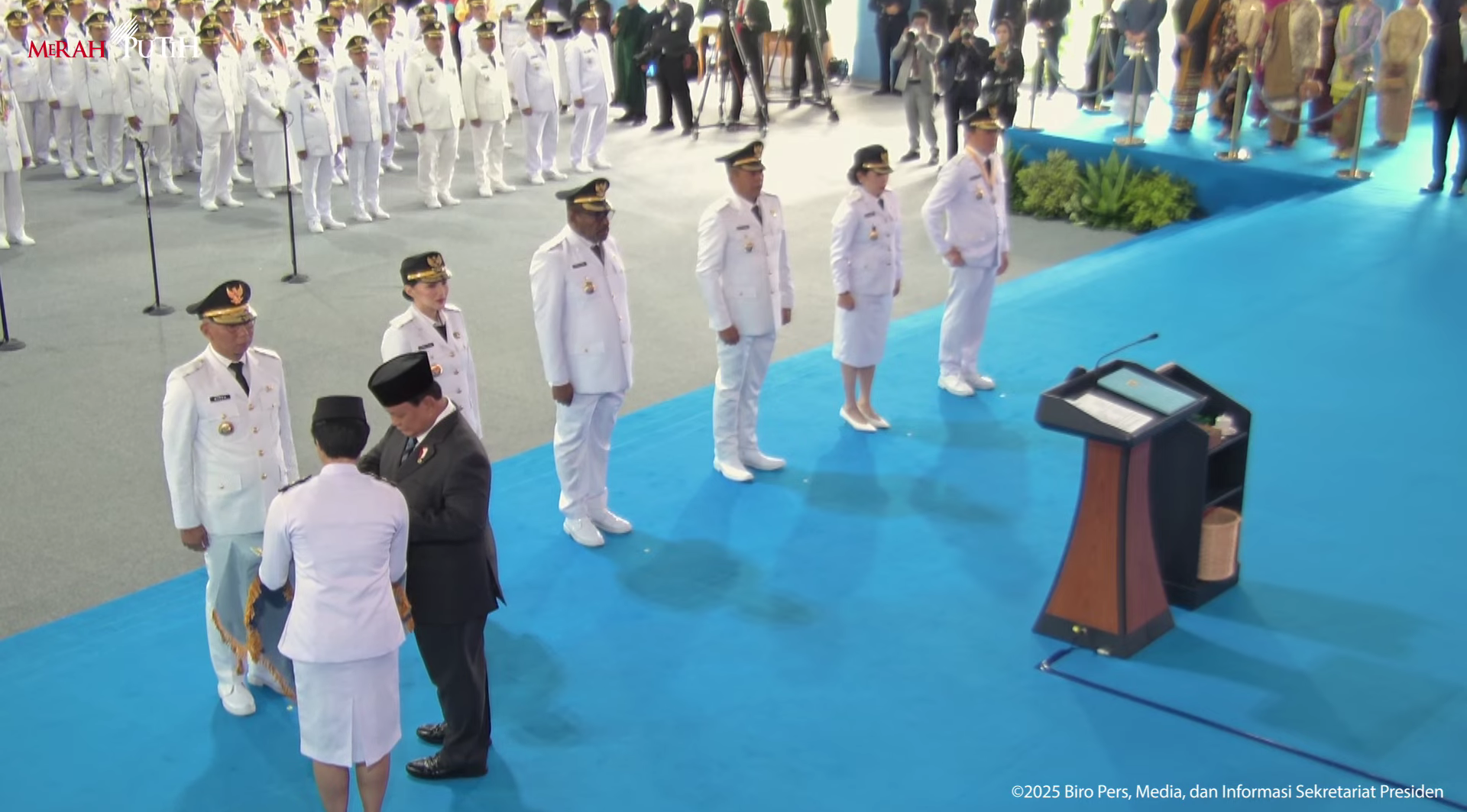 961 Pimpinan Daerah Se Indonesia Resmi Dilantik di Istana Merdeka