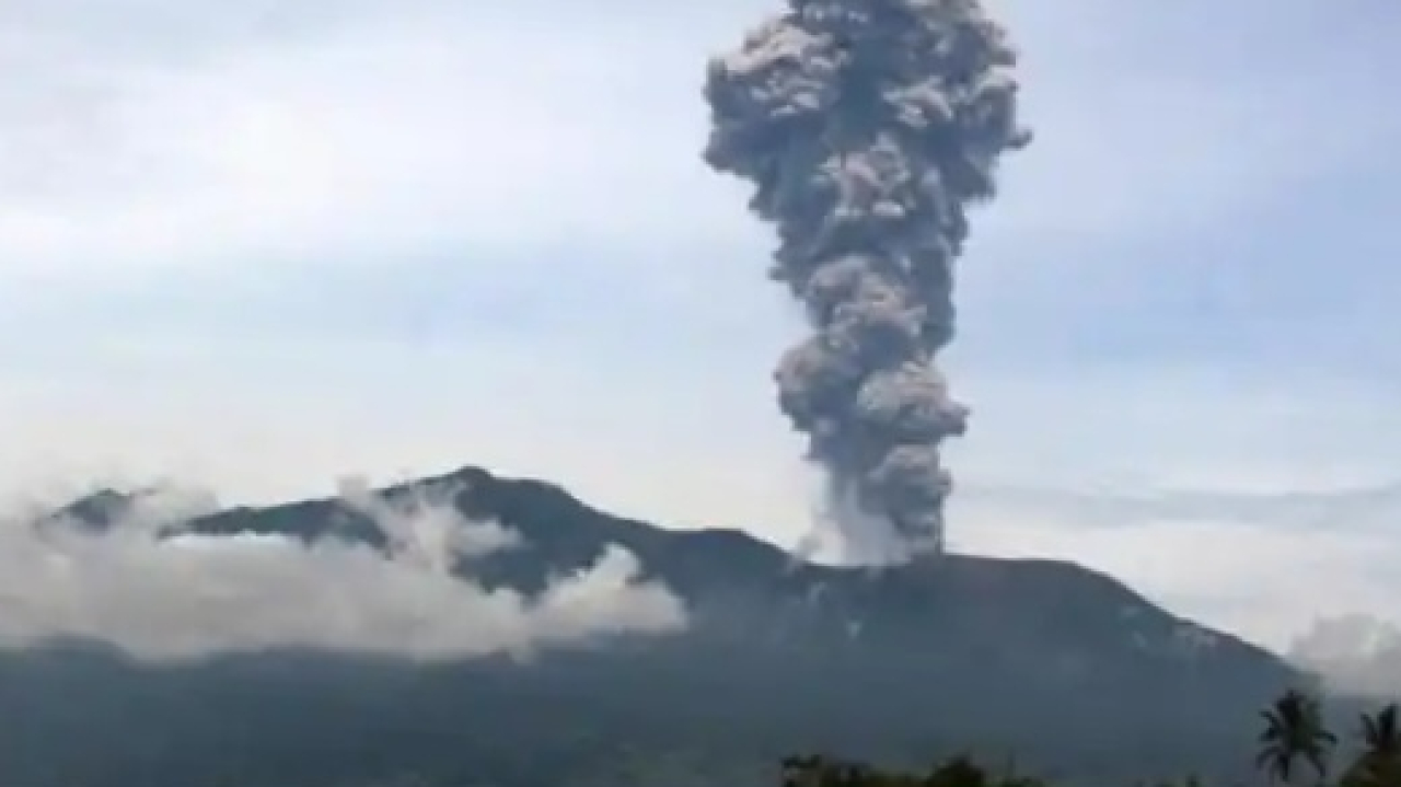 Gunung Marapi Kembali Erupsi Sabtu Pagi