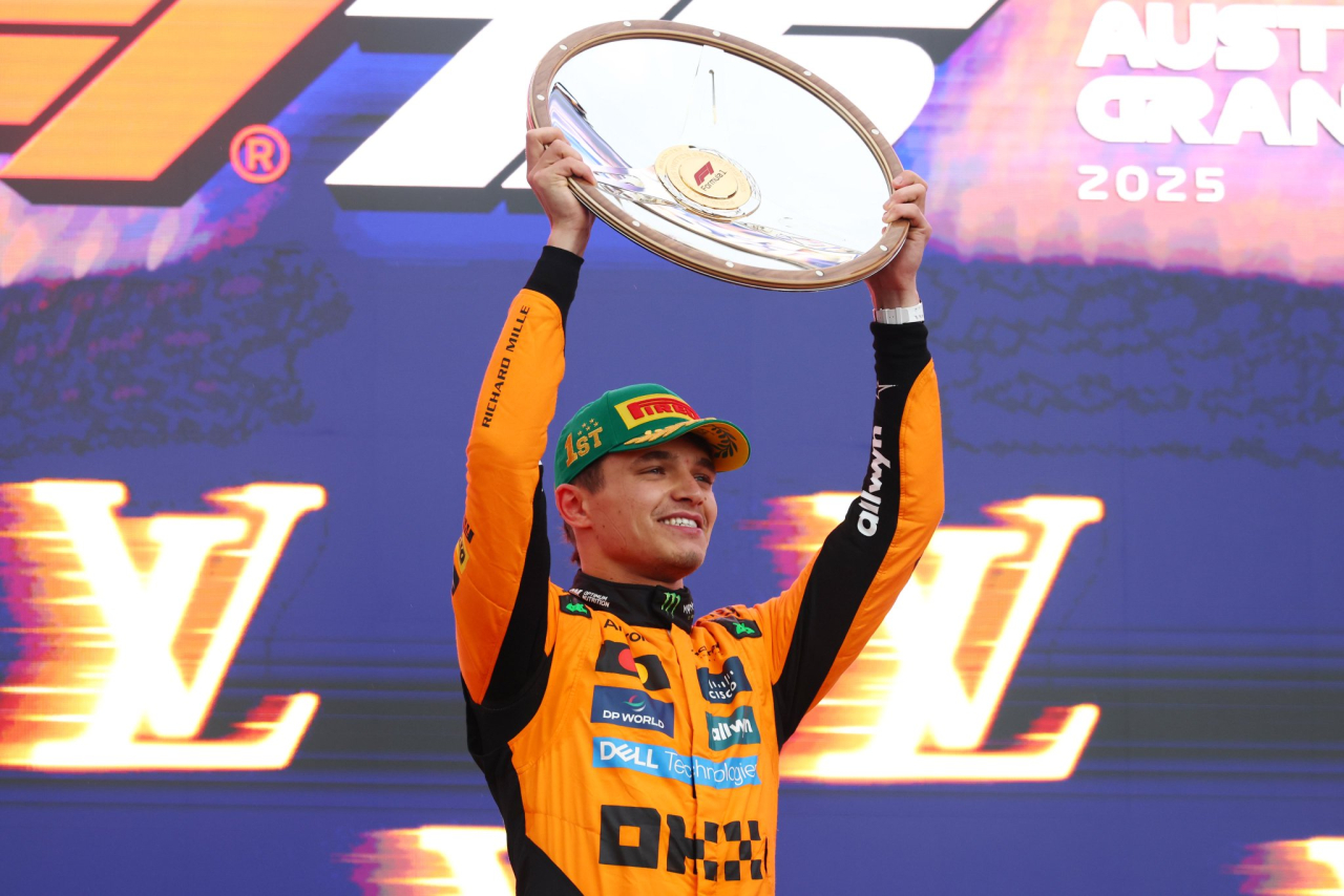 Lando Norris juara F1 GP Australia, Minggu 16 Maret 2025. (Foto: X F1)