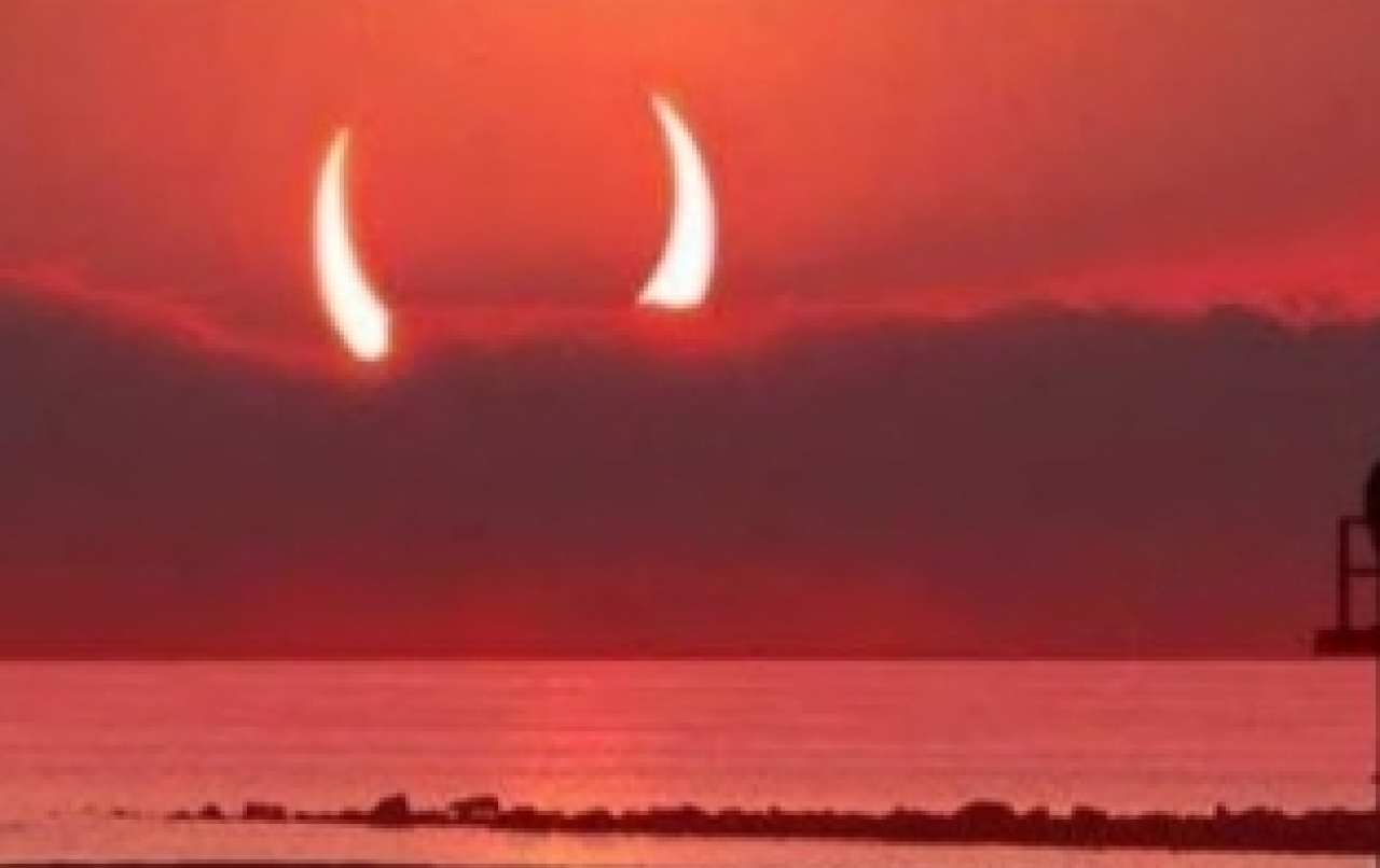 Gerhana Matahari, Sabtu 29 Maret 2025, tidak nampak di Indonesia. (Foto: Istimewa)