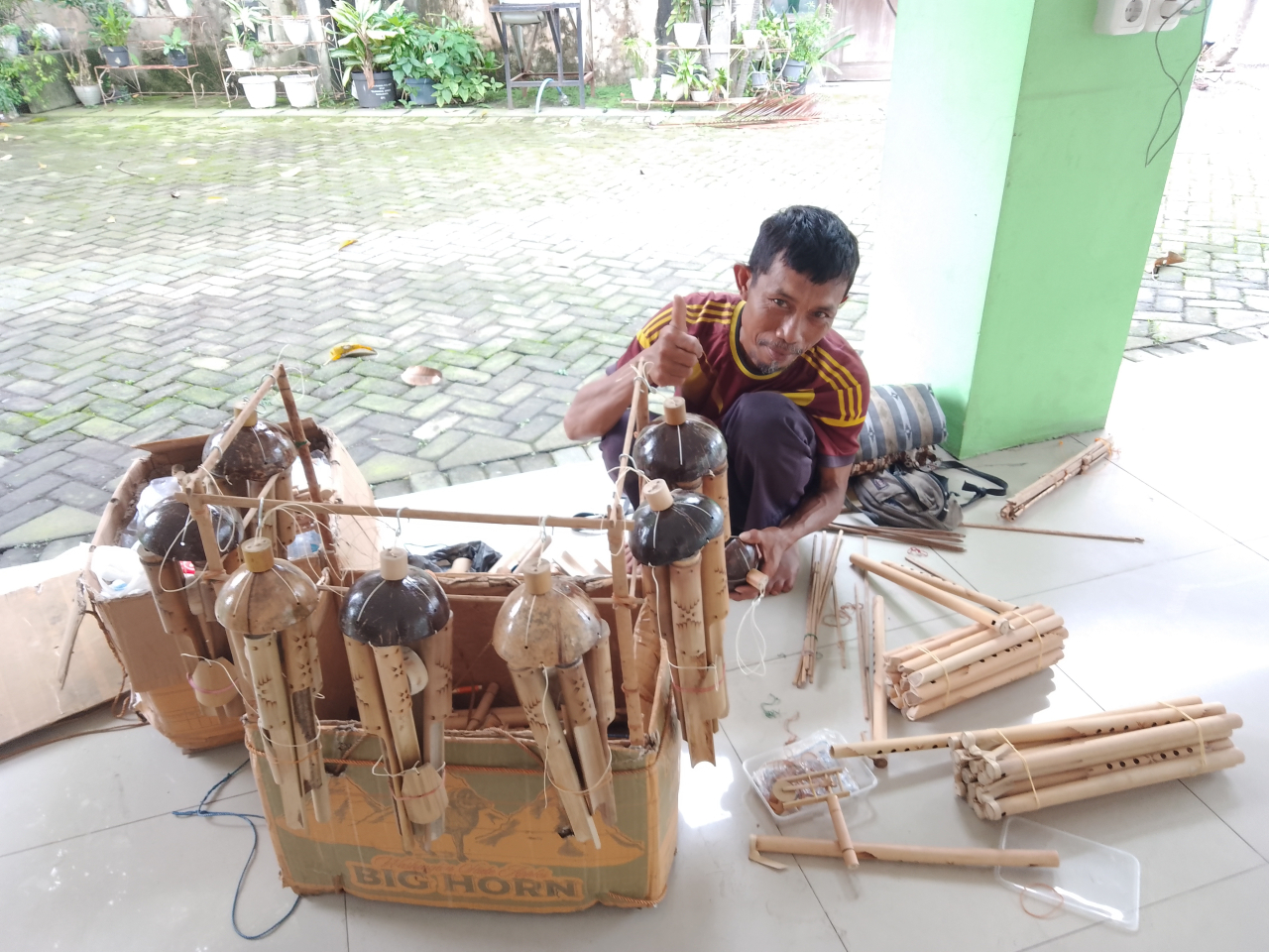 Permainan Tradisonal Olahan Bambu, Tetap Bertahan di Era Moderen