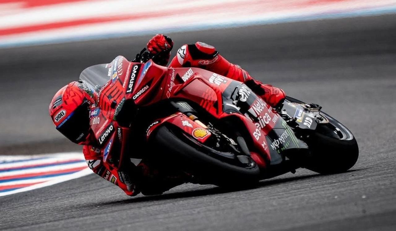 Marc Marquez Menangi MotoGP Argentina 2025, Pecco Ketiga