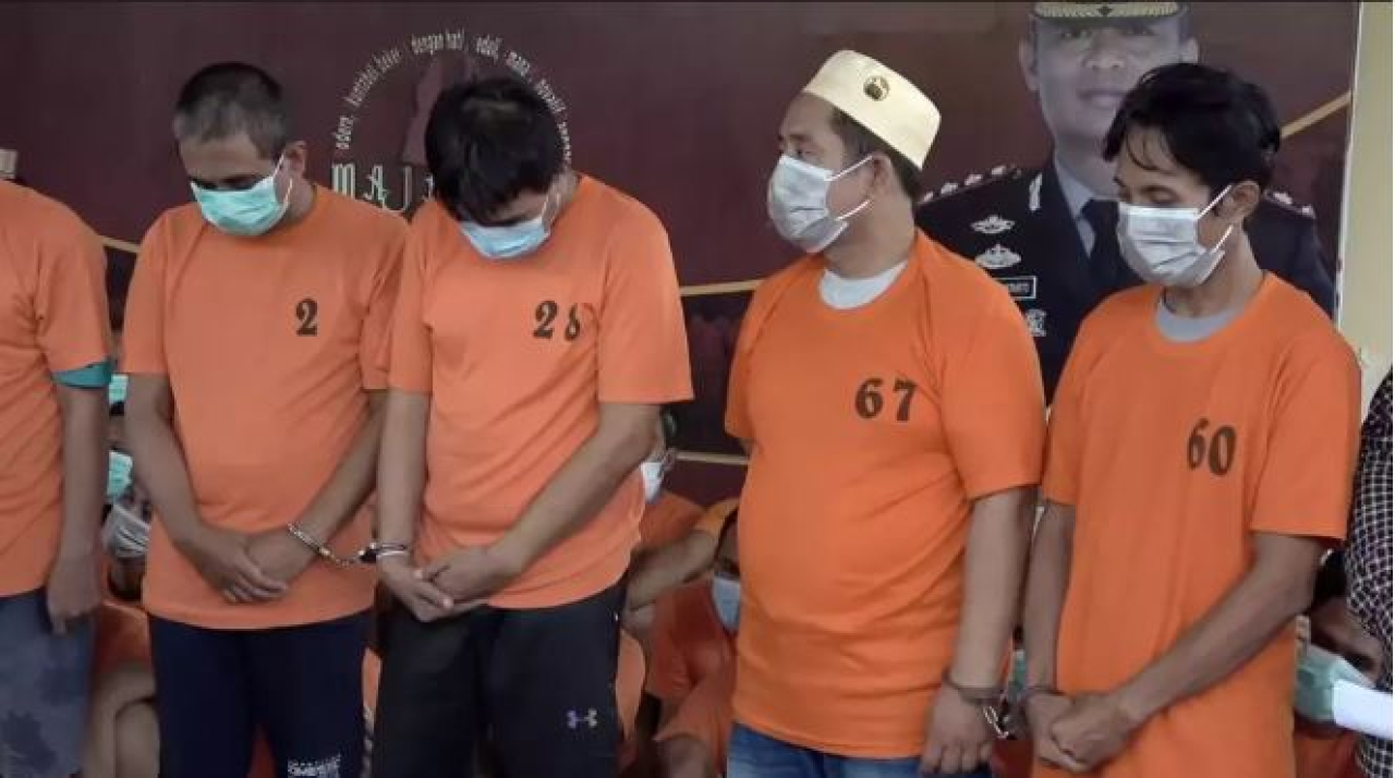 Sindikat Pembuat dan Pengedar Uang Palsu Lintas Kota di Jatim Ditangkap