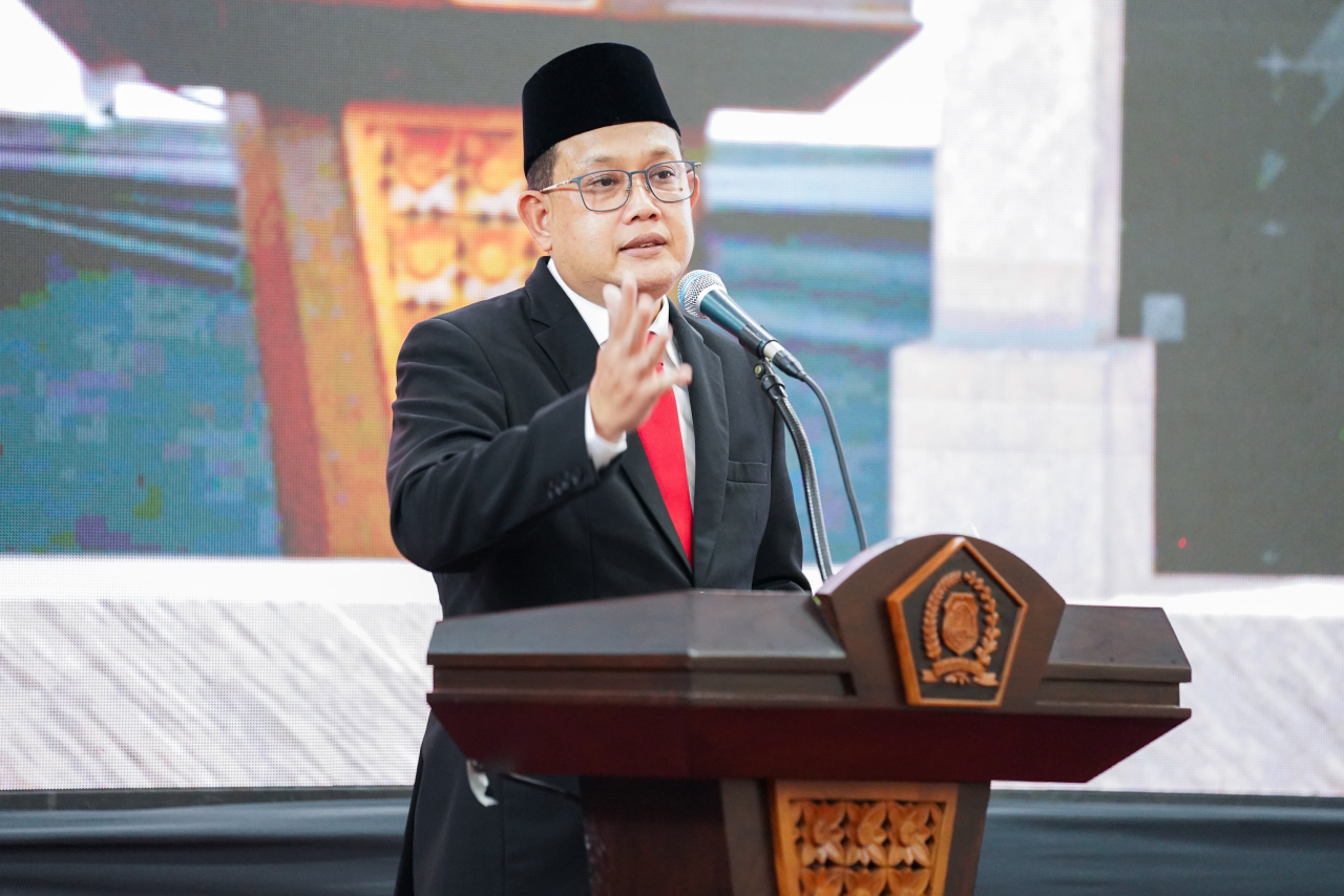 Sekprov Jatim Hadiri Sertijab Wali Kota Blitar