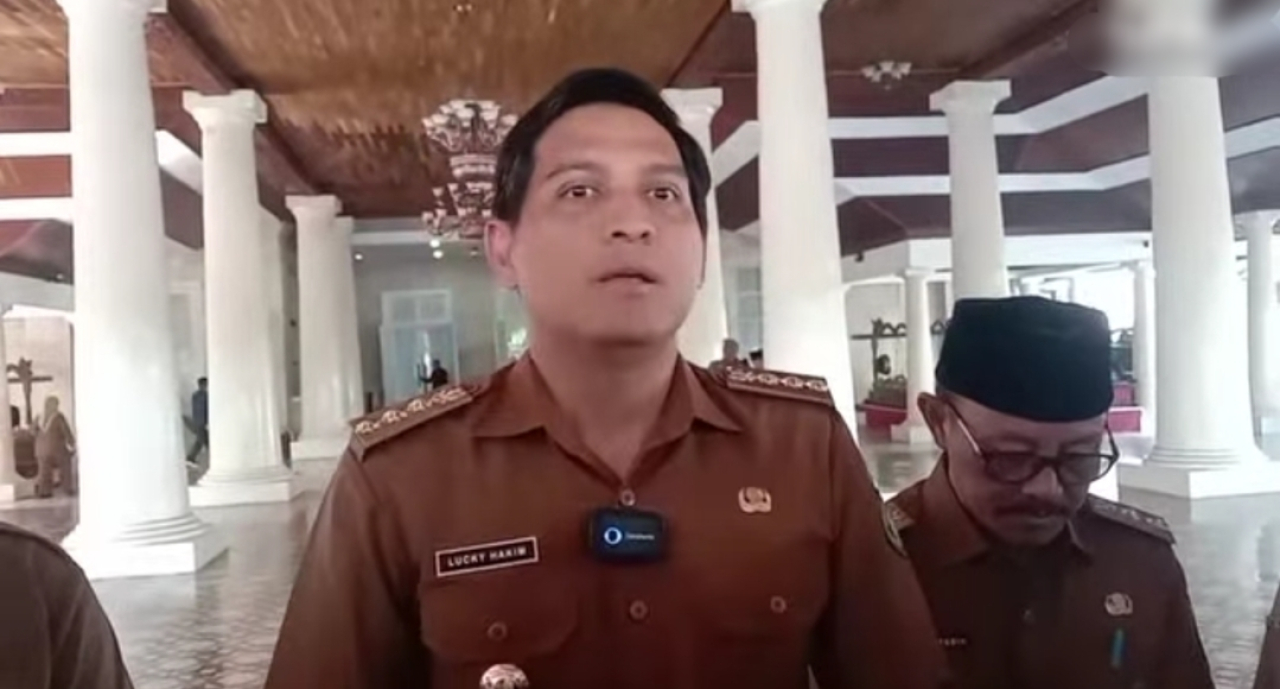 Bupati Indramayu, Lucky Hakim menjelaskan soal liburan ke Jepang. (Foto: Tangkapan layar video)