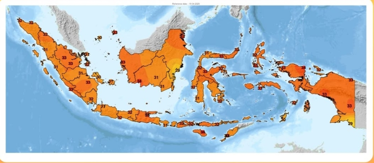 Gerah, Cuaca Panas Terasa Menyengat April Ini