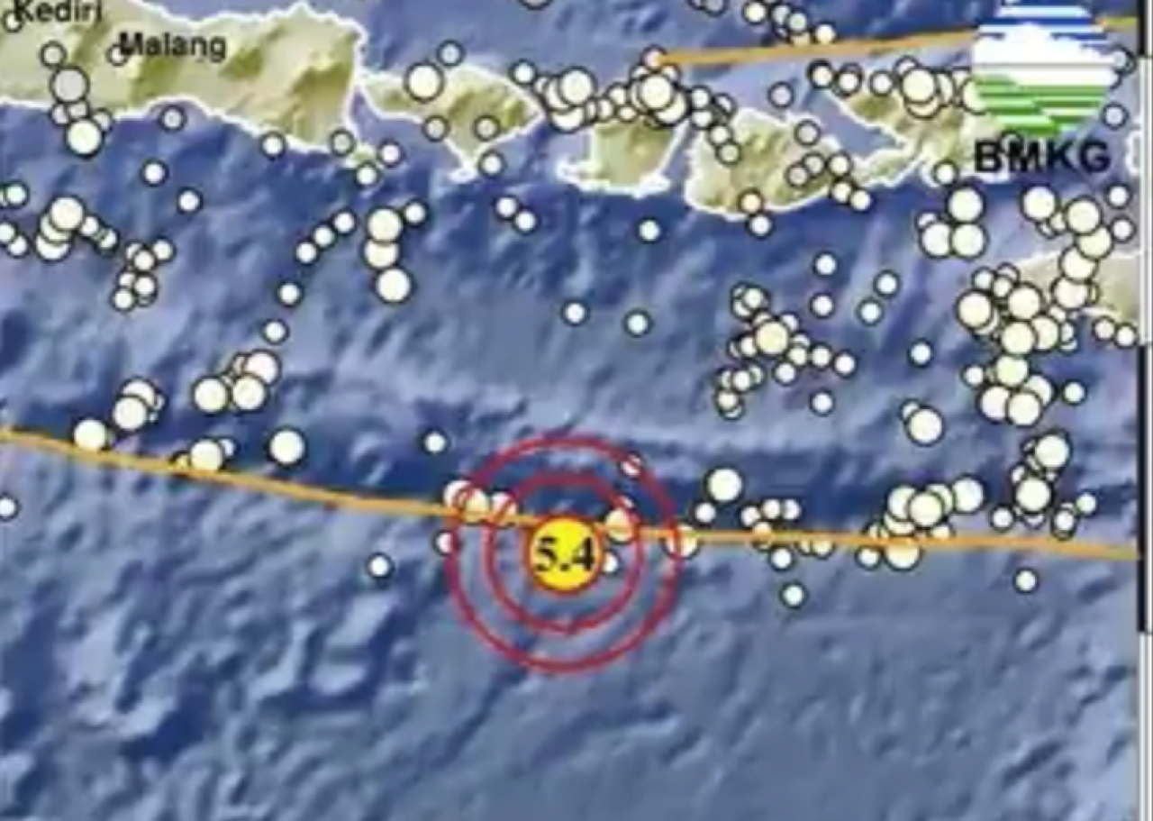 Gempa Magnitudo 5,4 dan 3,5 Guncang Kuta Selatan Bali, Tidak Berpotensi Tsunami