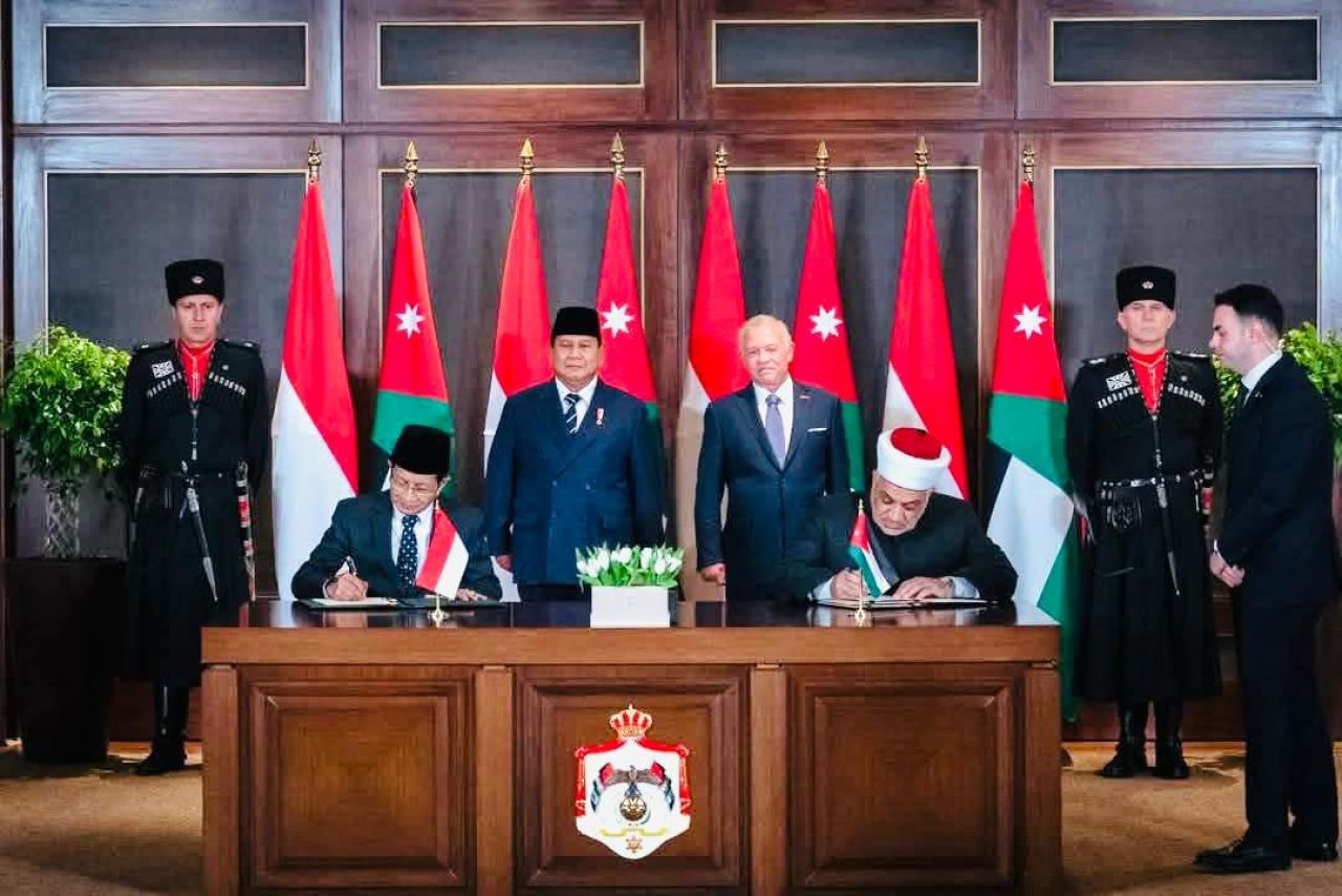 Menag RI dan Dua Menteri Yordania Jalin Sinergi Bidang Wakaf dan Pendidikan, termasuk Beasiswa