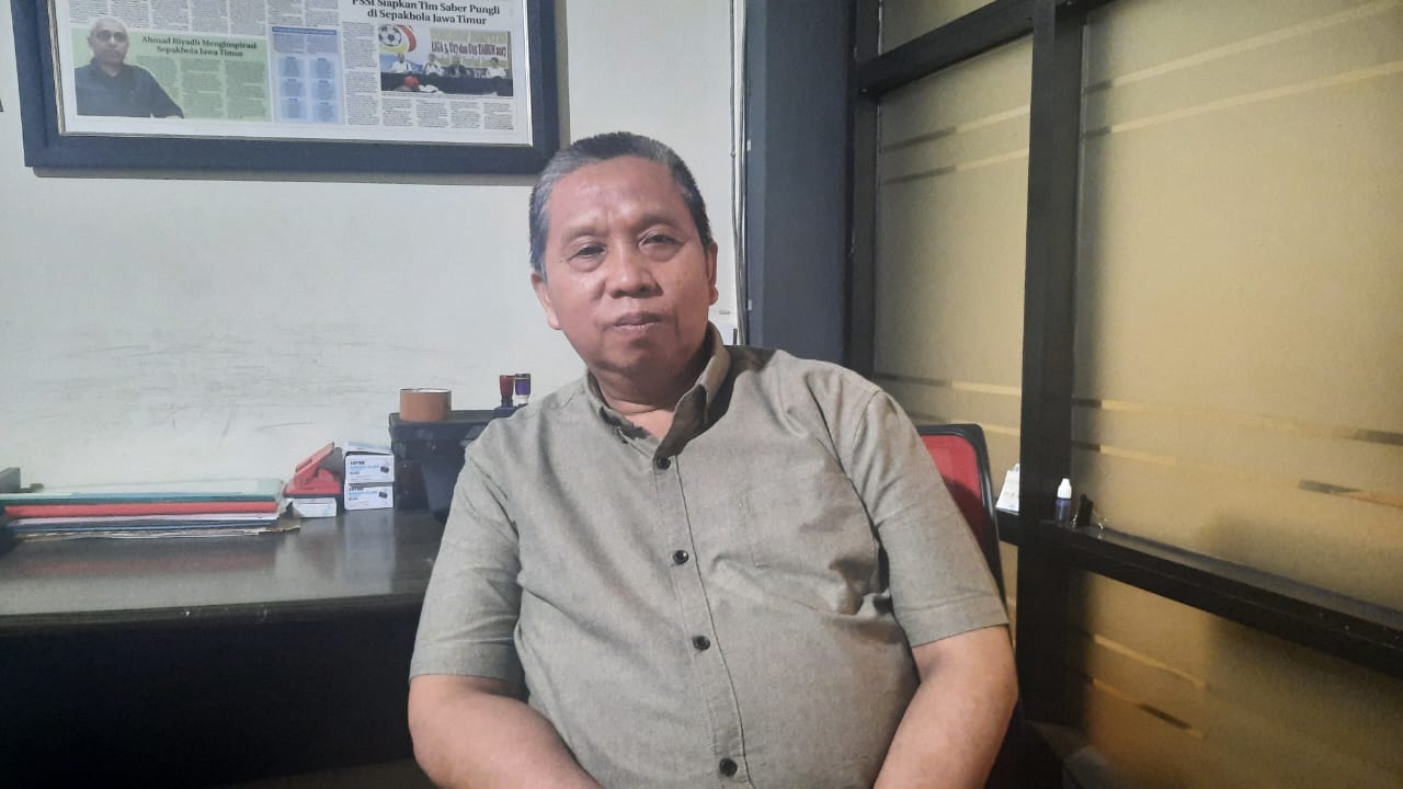 Djoko Tetuko Abdul Latif mengisi posisi Sekretaris Asprov PSSI Jatim setelah meninggal dunia pada 7 April 2025 lalu. (Foto: Dok. MCI News)