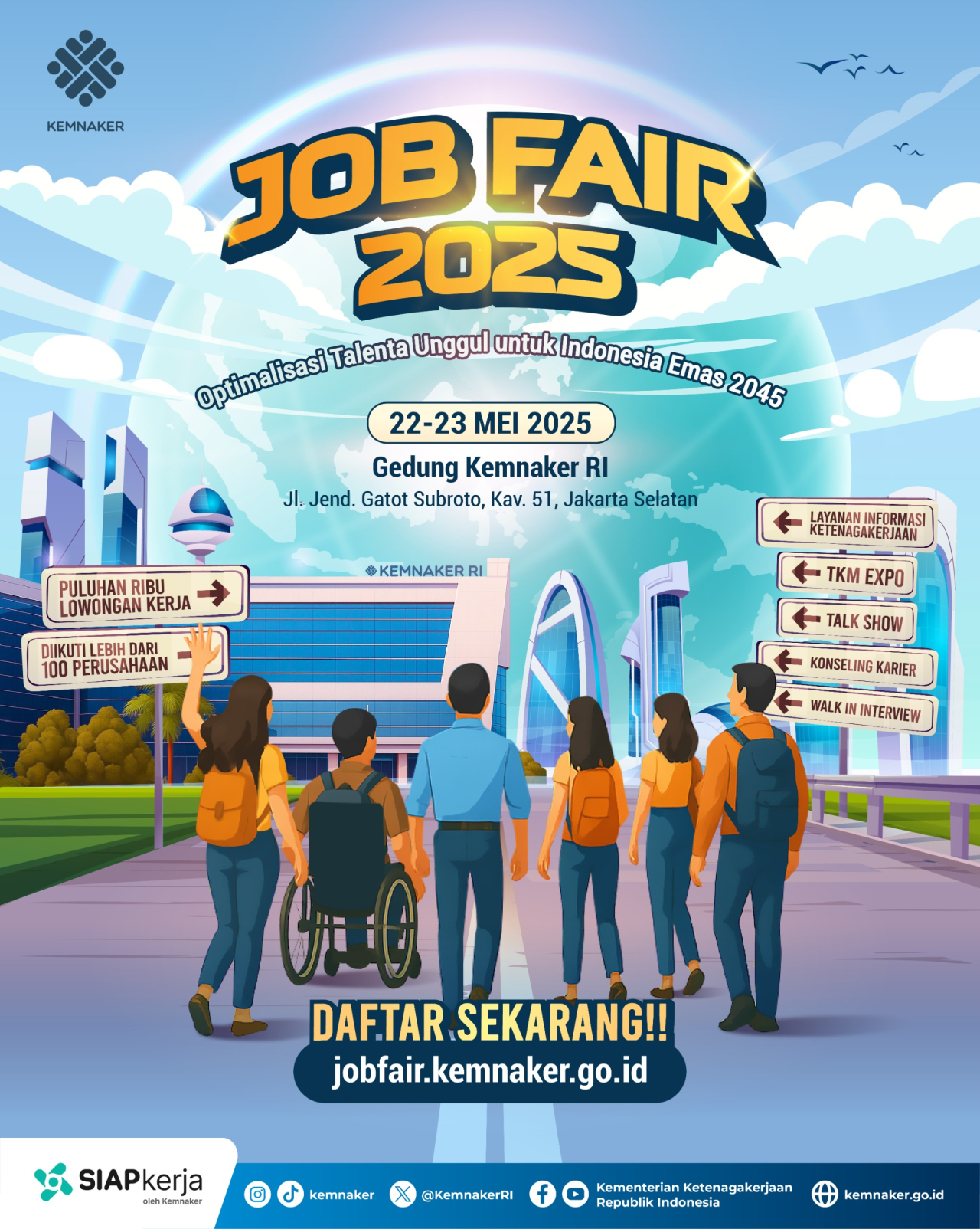 Job Fair 22–23 Mei 2025, Ada Puluhan Ribu Lowongan Kerja