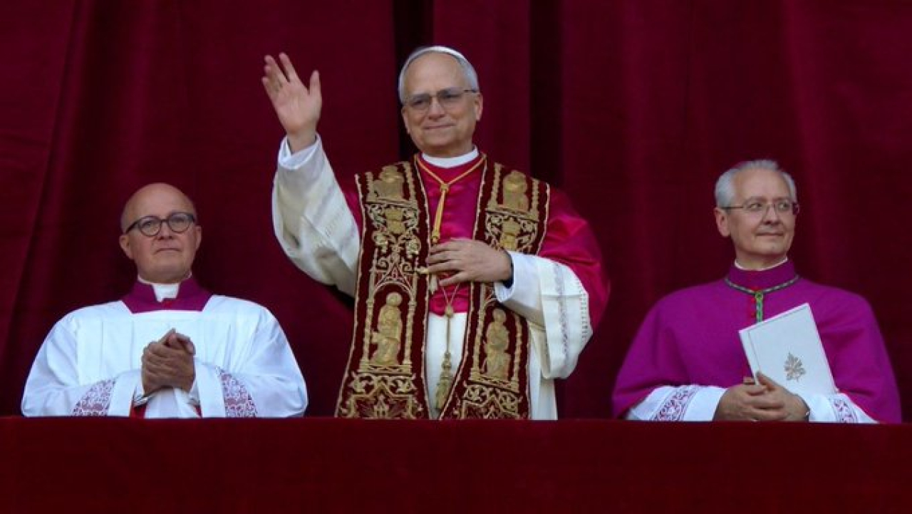 Pidato Pertama Paus Leo XIV