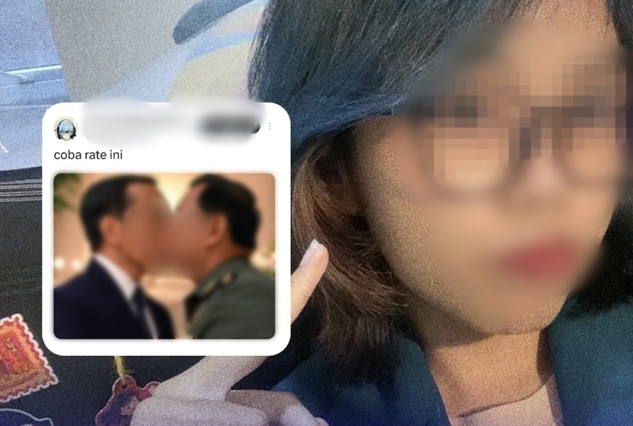 Kebablasan, Mahasiswi ITB Unggah Meme Prabowo-Jokowi Ciuman