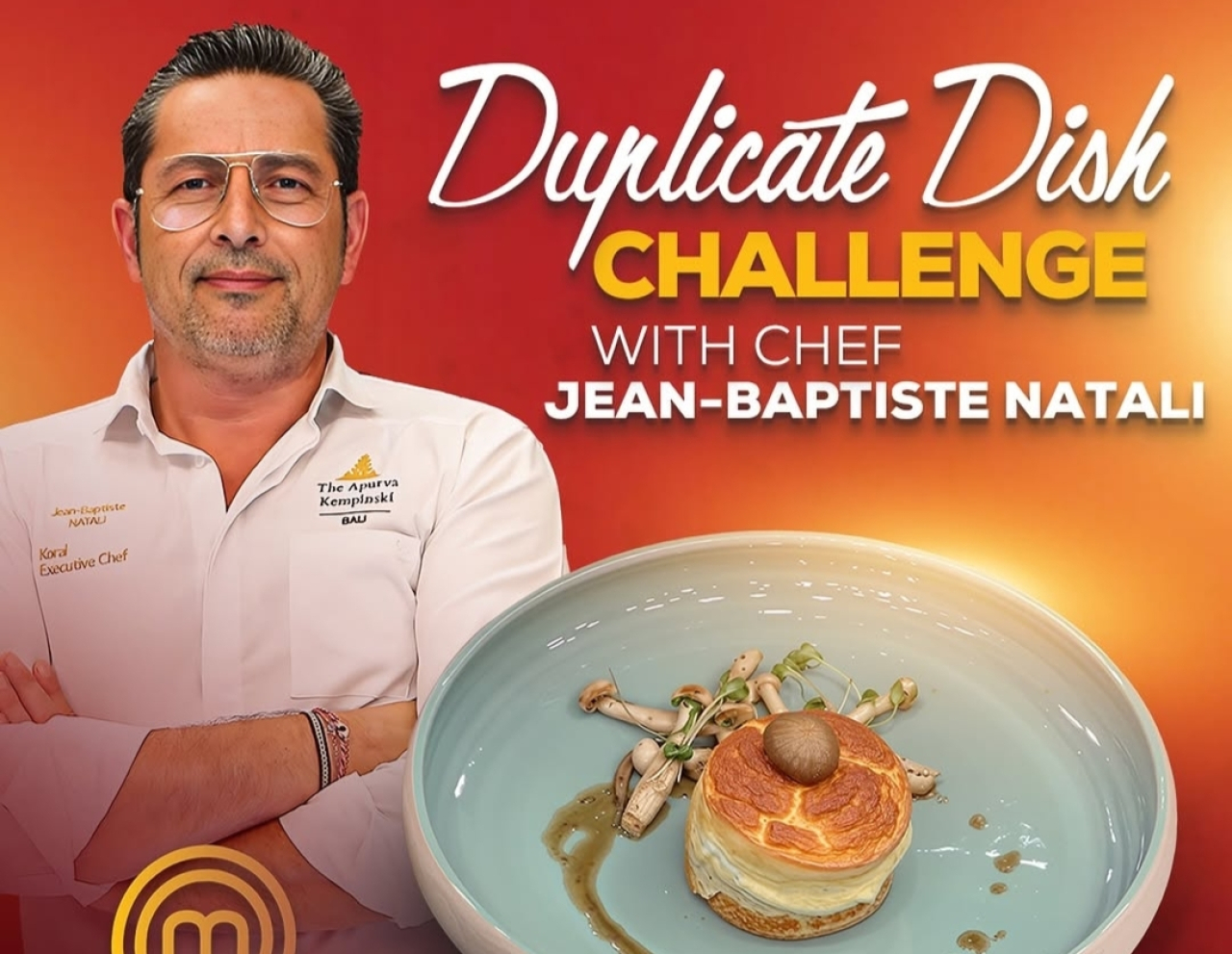 Fajar Juara Duplikat Hidangan Chef Jean-Baptiste di TOP 3 MasterChef Indonesia
