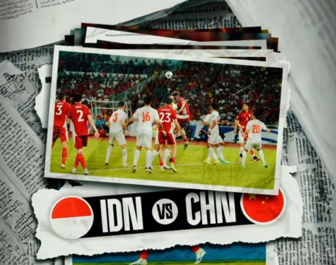 War Tiket Timnas Indonesia Vs China, Kamis 15 Mei 2025 Pukul 10.00 WIB