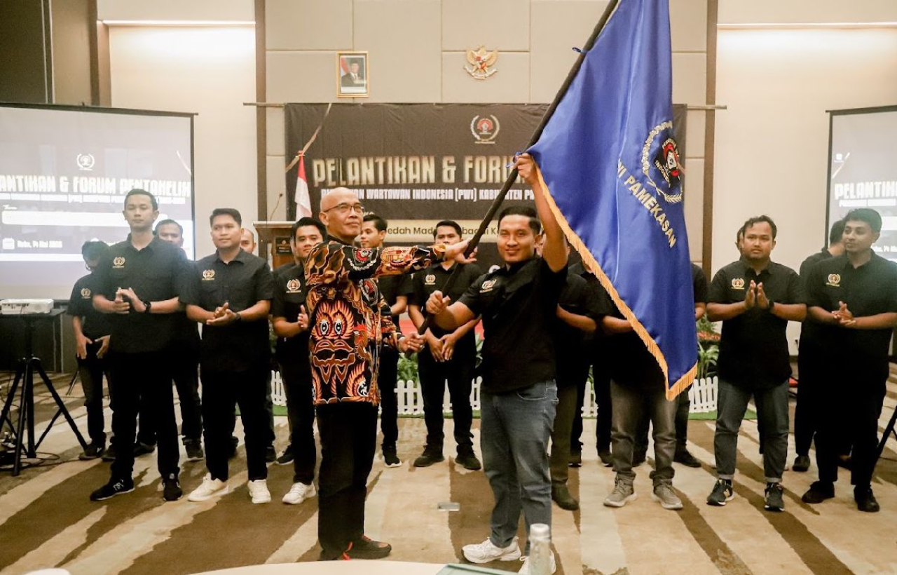 Resmi Dilantik, PWI Pamekasan Kedepankan Kualitas dan Kompetensi Wartawan