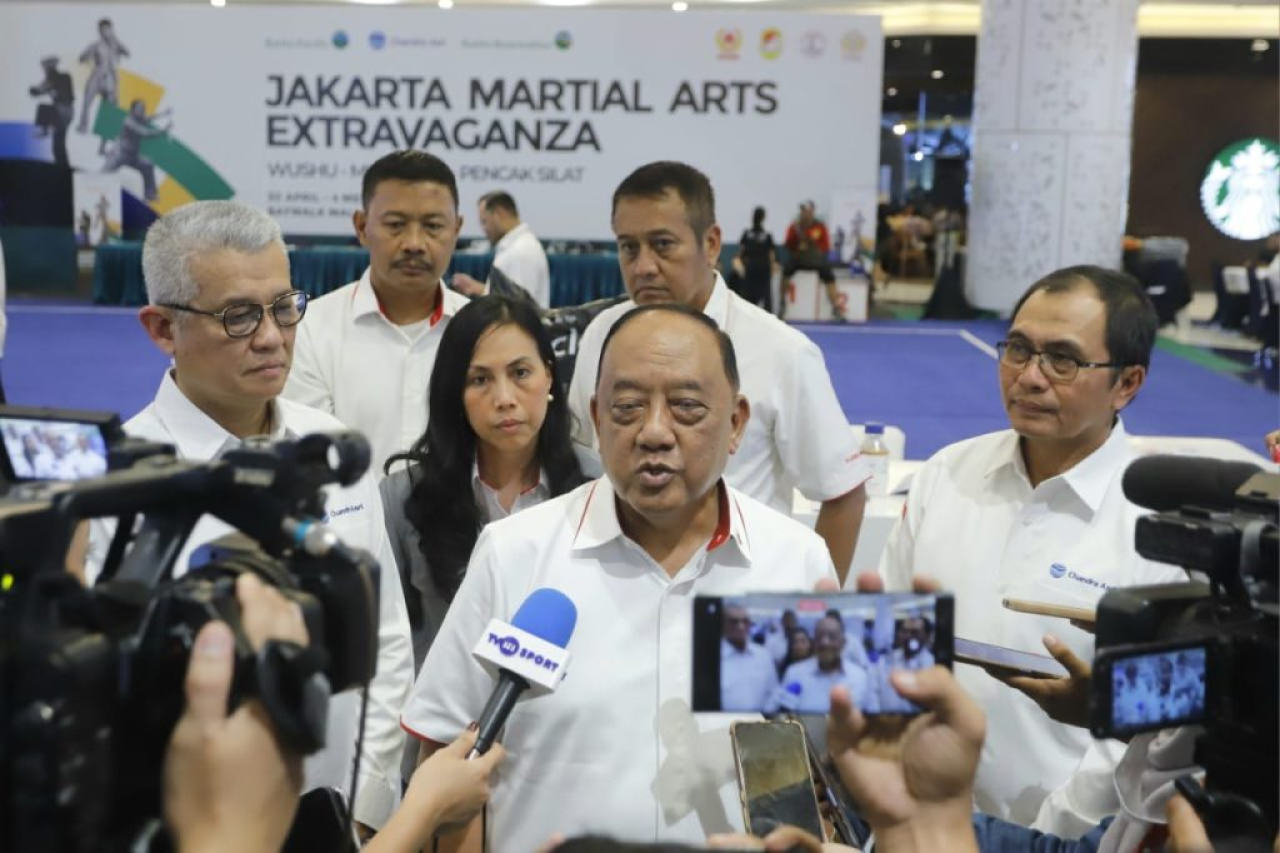Ketum KONI Pusat Resmi Membuka Jakarta Martial Arts Extravaganza Berkonsep Green Sport