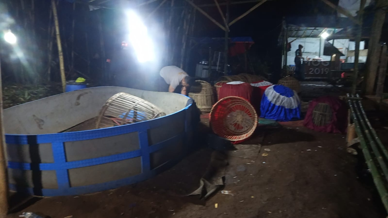 Polisi Gerebek Arena Judi Sabung Ayam di Karangploso