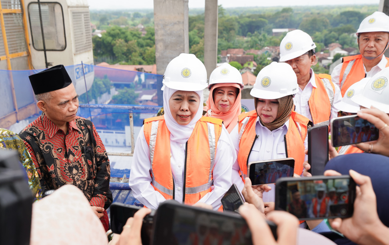 Gedung RSU Muslimat NU Ponorogo Hampir Rampung, Khofifah Optimis Tingkatkan Kualitas Kesehatan Ibu dan Anak