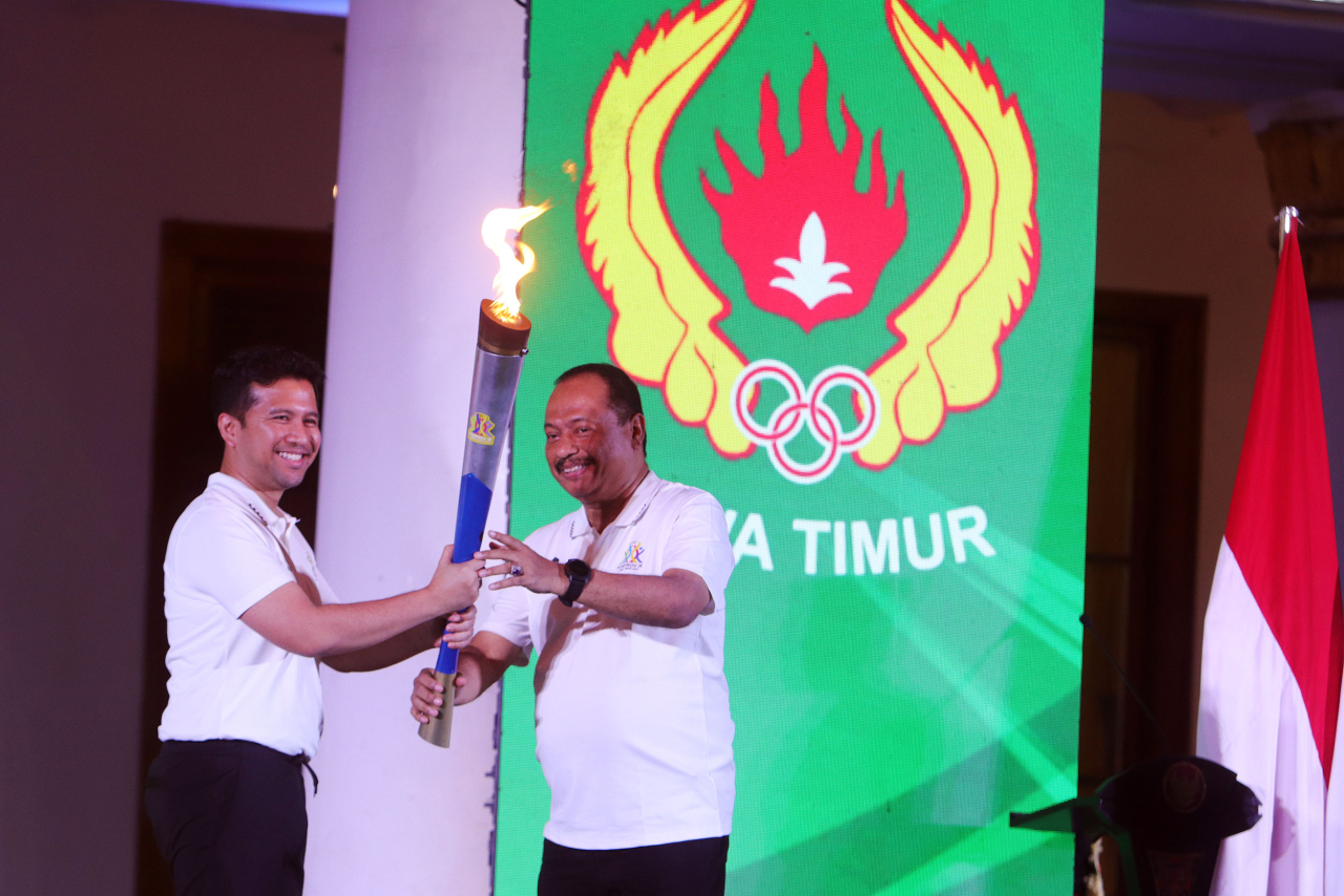 Obor Porprov Jatim 2025 Menyala, Emil Dardak: Momen Bersejarah Atlet Jatim