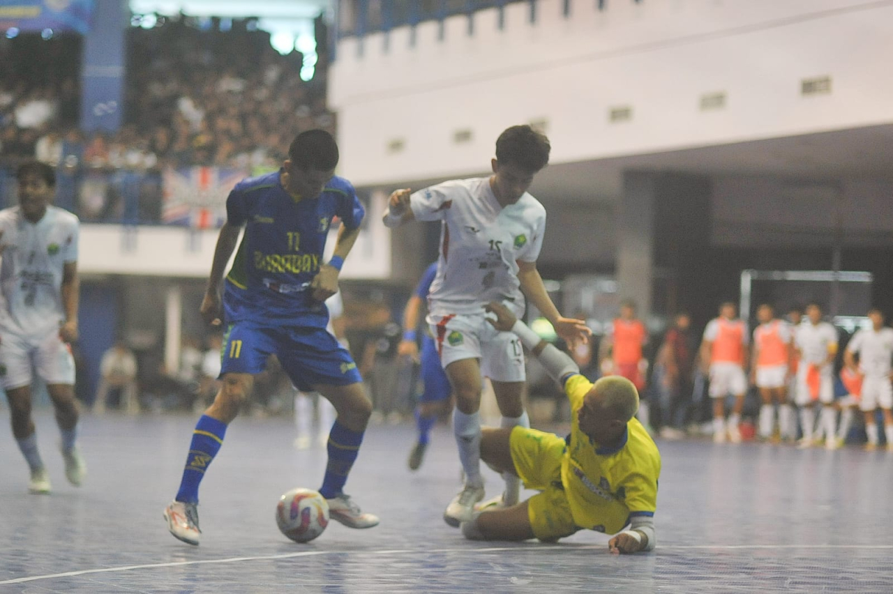 Duel Berlangsung Panas, Final Futsal Porprov Jatim 2025 Dihentikan