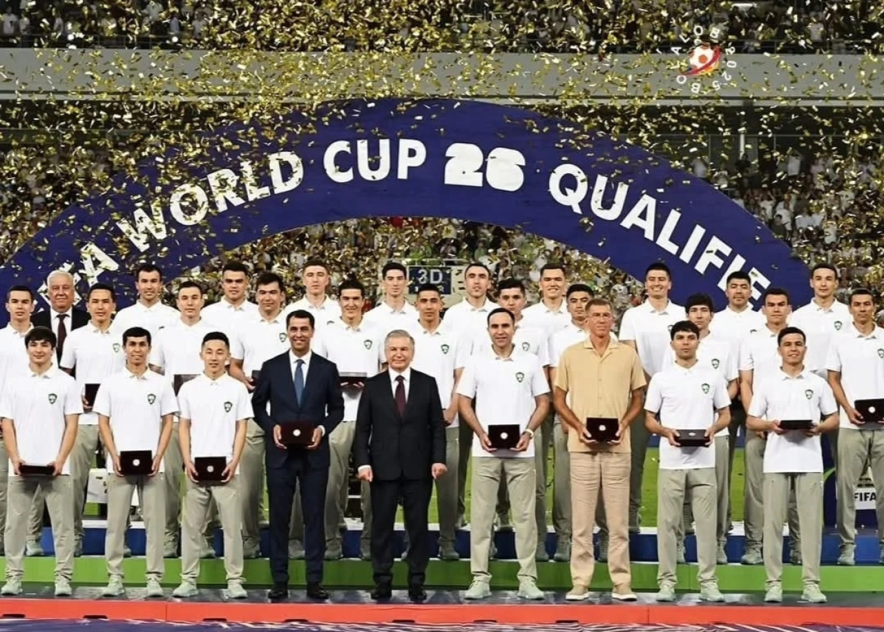 Timnas Uzbekistan Ukir Sejarah Lolos Piala Dunia 2026 dapat Hadiah Mobil Listrik