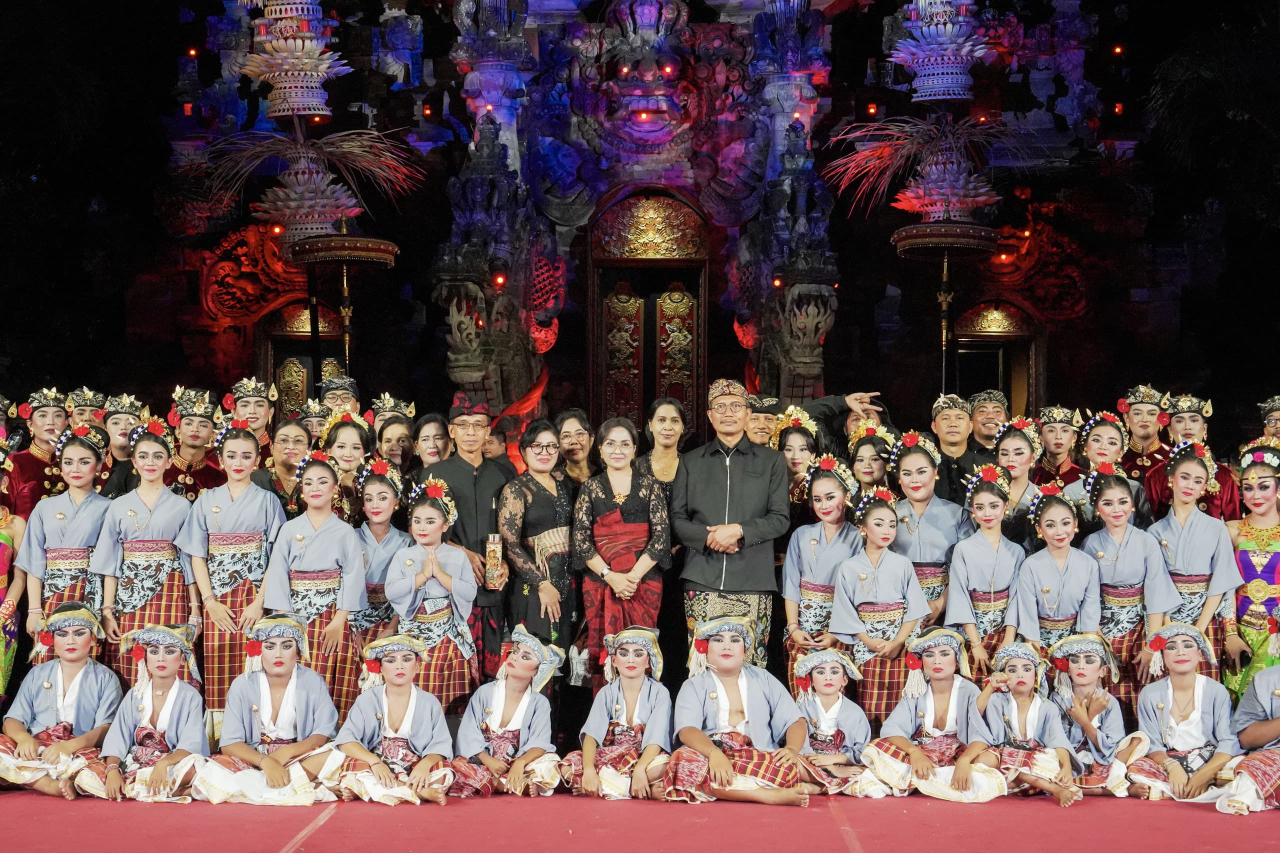 Ketua TP PKK Badung Apresiasi Penampilan Gong Kebyar Anak-anak Duta Badung