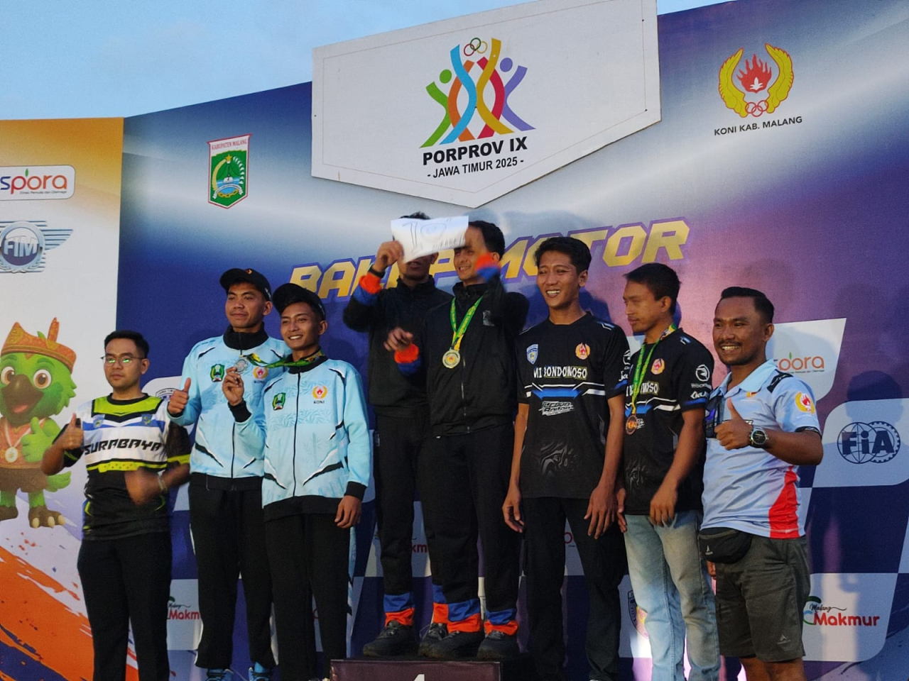 Balap Motor Pertama di Porprov Jatim, Kota Surabaya Dominasi Perolehan Medali