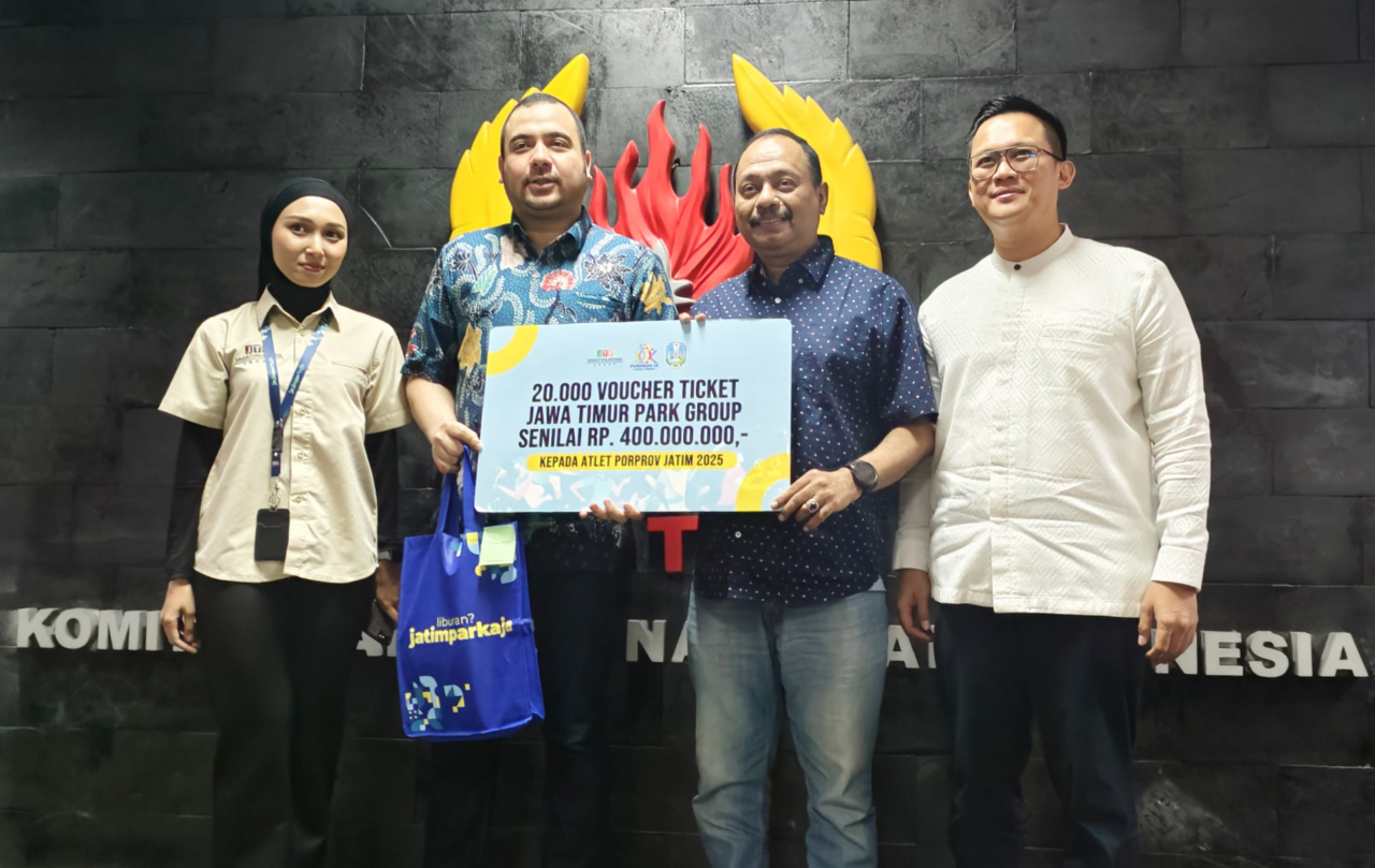 Jatim Park Group Bagikan 20.000 Voucher Wisata untuk Kontingen Porprov IX Jatim 2025