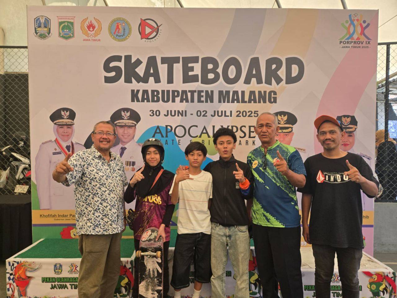5 Medali Emas Diraih Surabaya dari Freestyle dan Skateboard