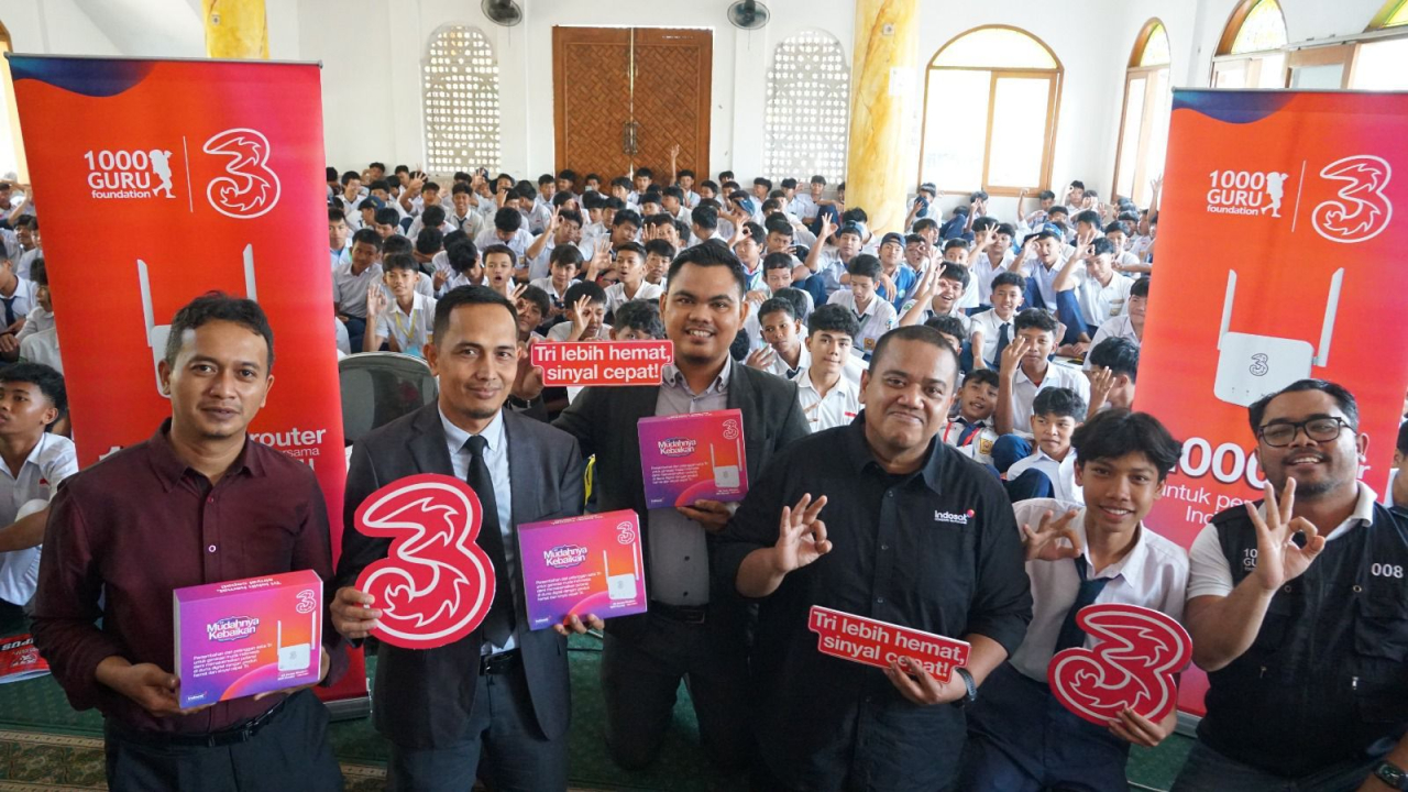 Tri dan 1.000 Guru Foundation Hadirkan Internet di Pelosok, Dorong Masa Depan Pendidikan yang Lebih Setara