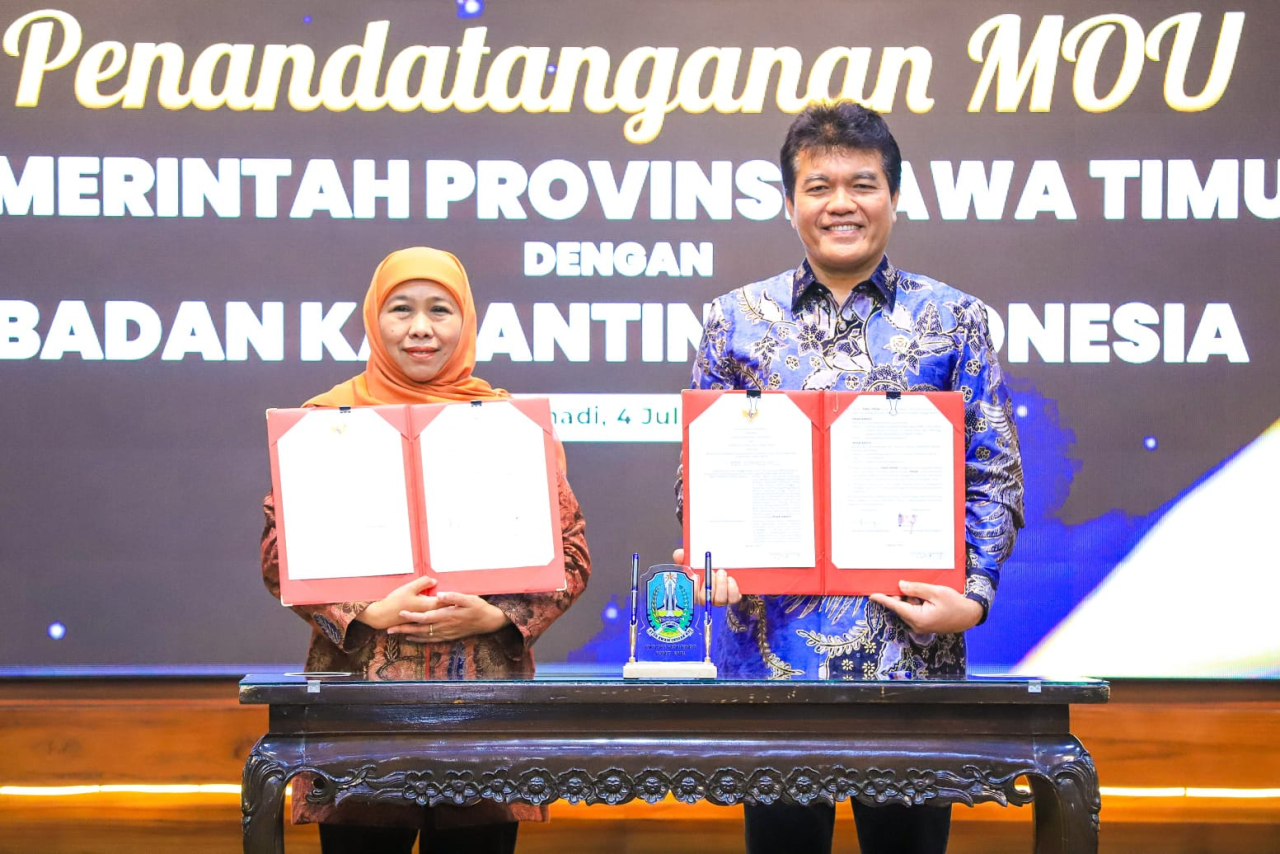 Pemprov Jatim dan Badan Karantina Indonesia Dirikan Pusat Instalasi Karantina Terpadu Pertama di Indonesia