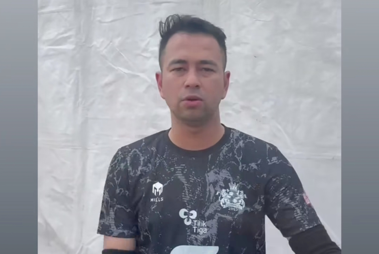 Raffi Ahmad, Kiper Selebriti FC Cedera Kaki di Celebrity Trofeo Cup